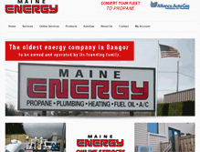 Tablet Screenshot of maineenergy.net